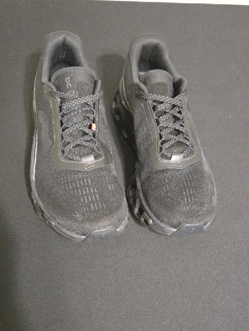 On Running Women’s Cloudmonsters Athletic Shoes — Black - Picture 5 of 7